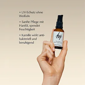 Денний крем HEJ ORGANIC Sensitive SPF15 з олією конопель 30 мл synthetic.ua - Фото 1