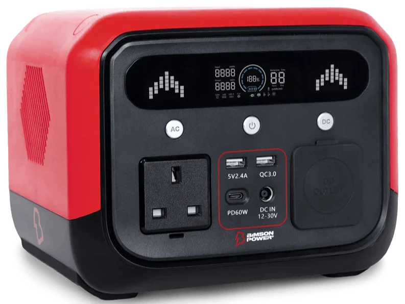 Зарядная станция Bimson Power BP330PPS 600 Вт / 330 Вт / 275 Вт*ч / Чистая синусоида, фото №1 Зарядная станция Bimson Power BP330PPS 600 Вт / 330 Вт / 275 Вт*ч / Чистая синусоида, фото №1