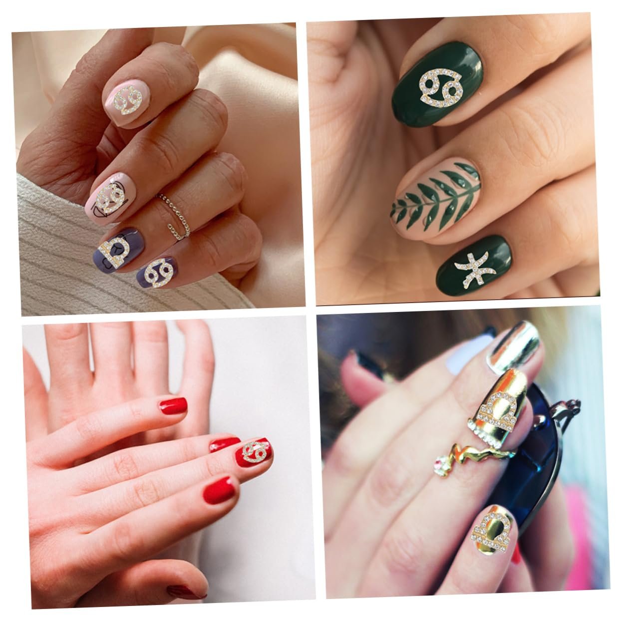 Украшения для ногтей Mikinona, 24 шт., знаки зодиака, фото №3