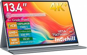 Монітор портативний 13.4" Intehill U13ZA 4K IPS 60 Гц - Фото 1
