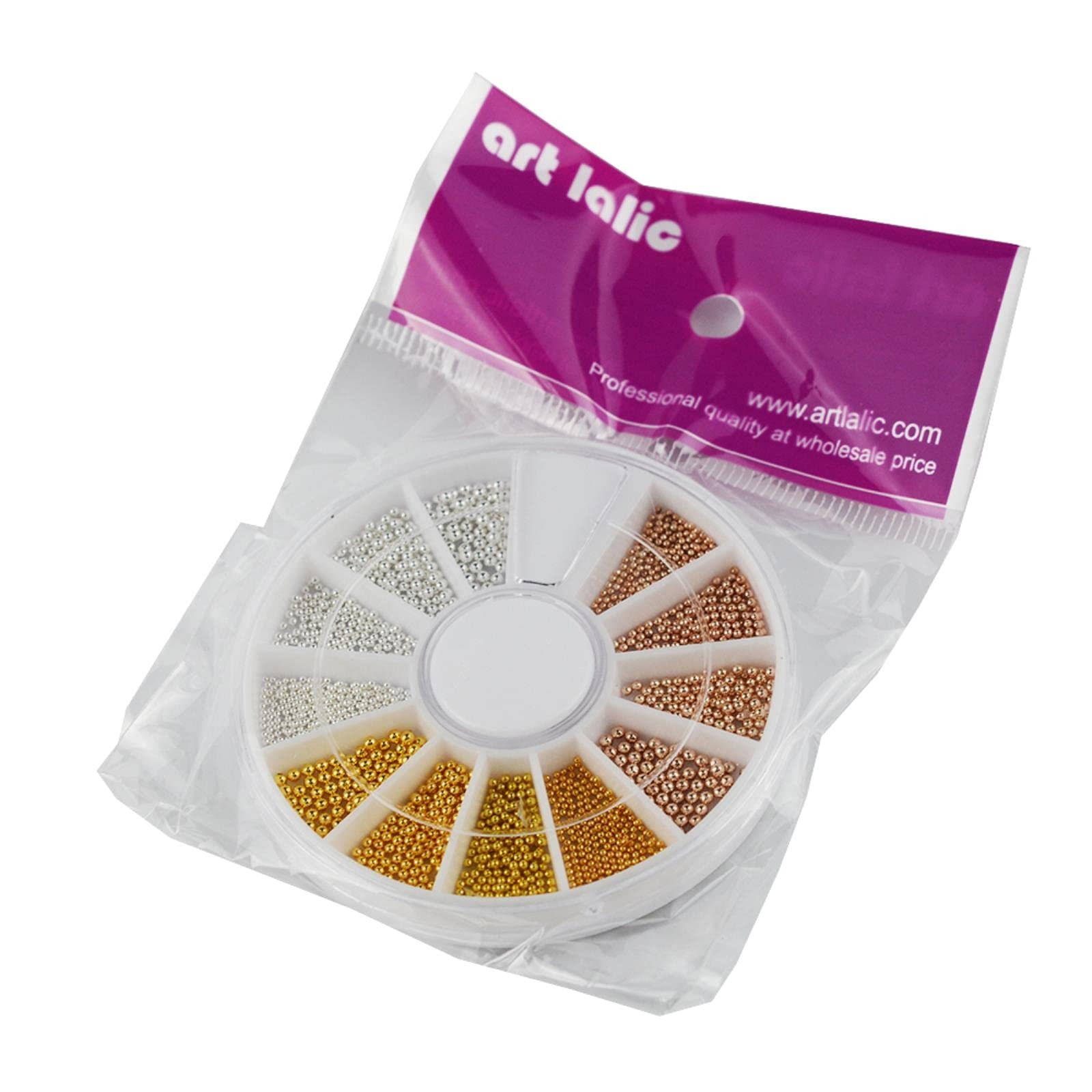 Бісер сталевий ікорний Мікс розмірів 3D дизайн, фото №5