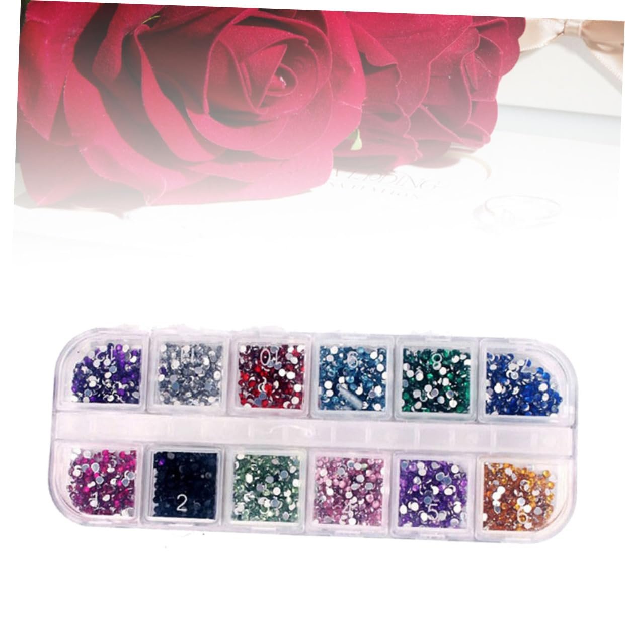 Стрази для нігтів minkissy 1 Коробка . Кристал Стрази Підвіска, фото №4