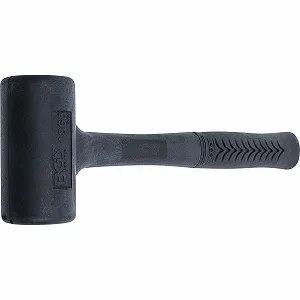 Безінерційний молоток BGS 1868 Blow Back Proof Soft Head 60 мм Чорний/Білий synthetic.ua - Фото 1