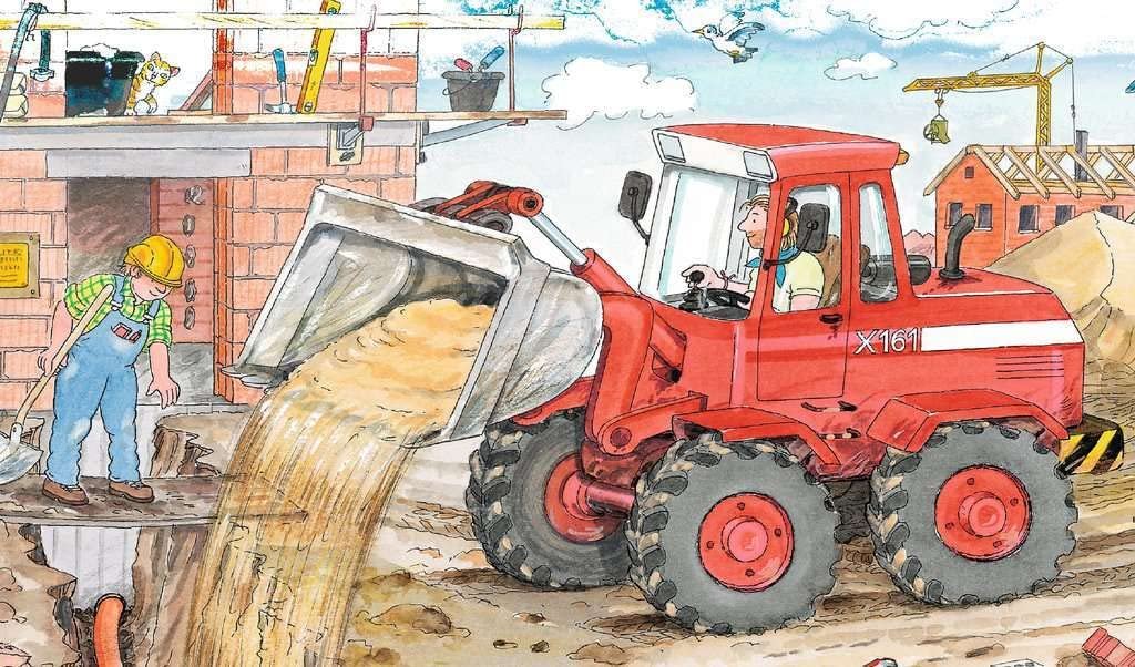 Пазл в рамке Ravensburger 06359 My Excavator 15 элементов, фото №3