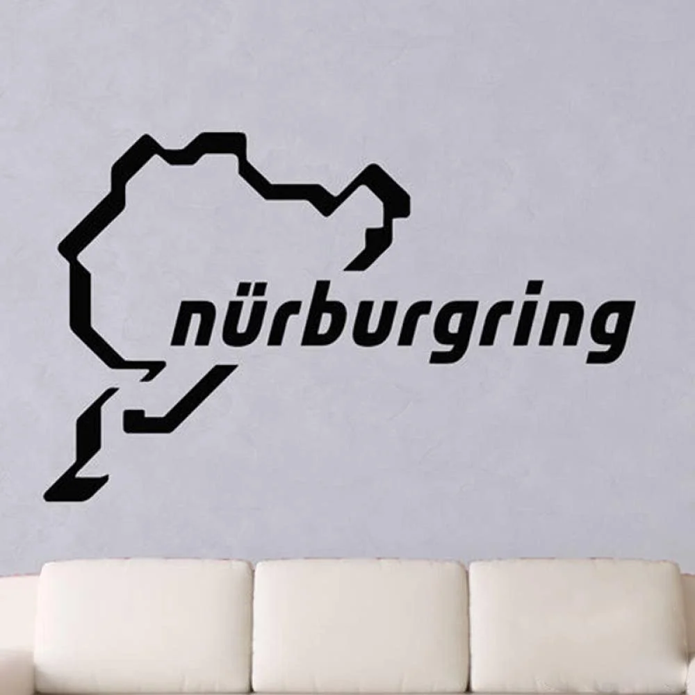 Наклейка на стіну Nurburgring Race Track Circuit 68 x 57 см, фото №1 Наклейка на стіну Nurburgring Race Track Circuit 68 x 57 см, фото №1