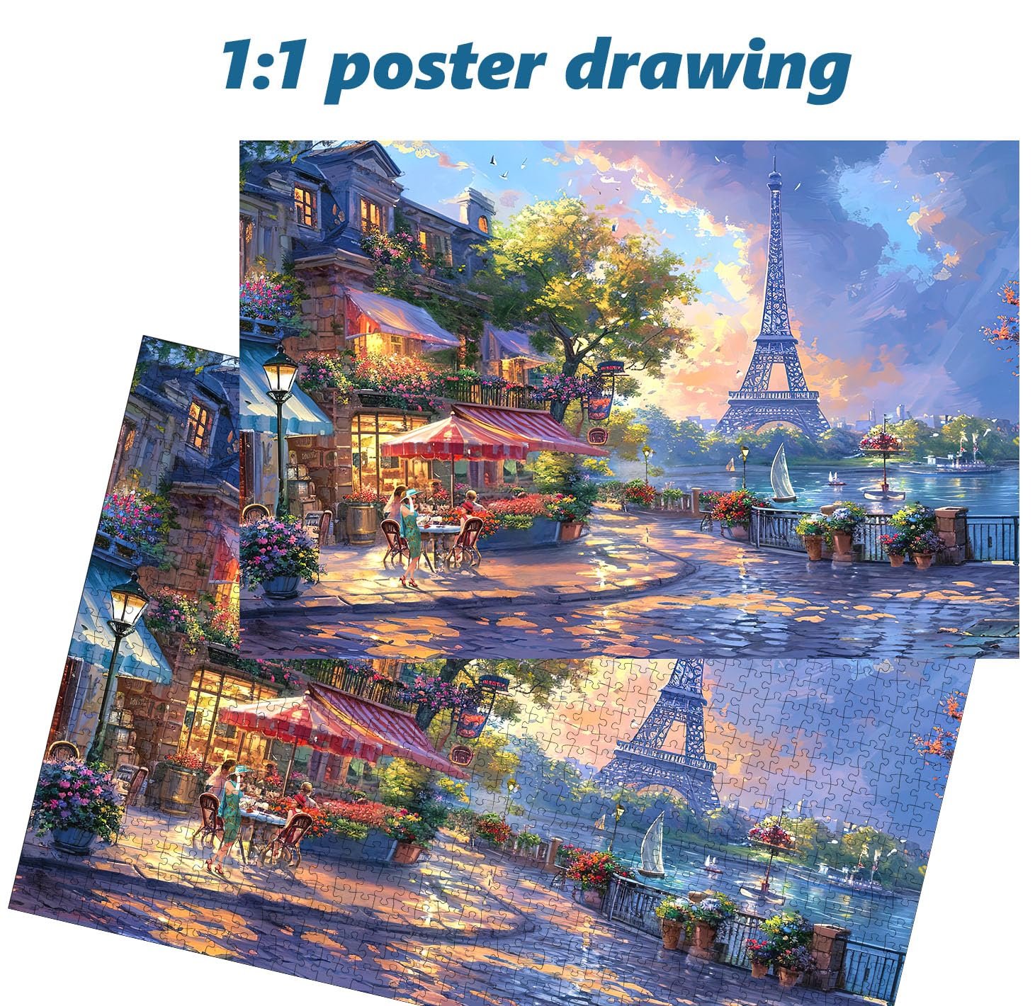 Пазл Amazing View of Berat Town 1000 елементів, фото №3