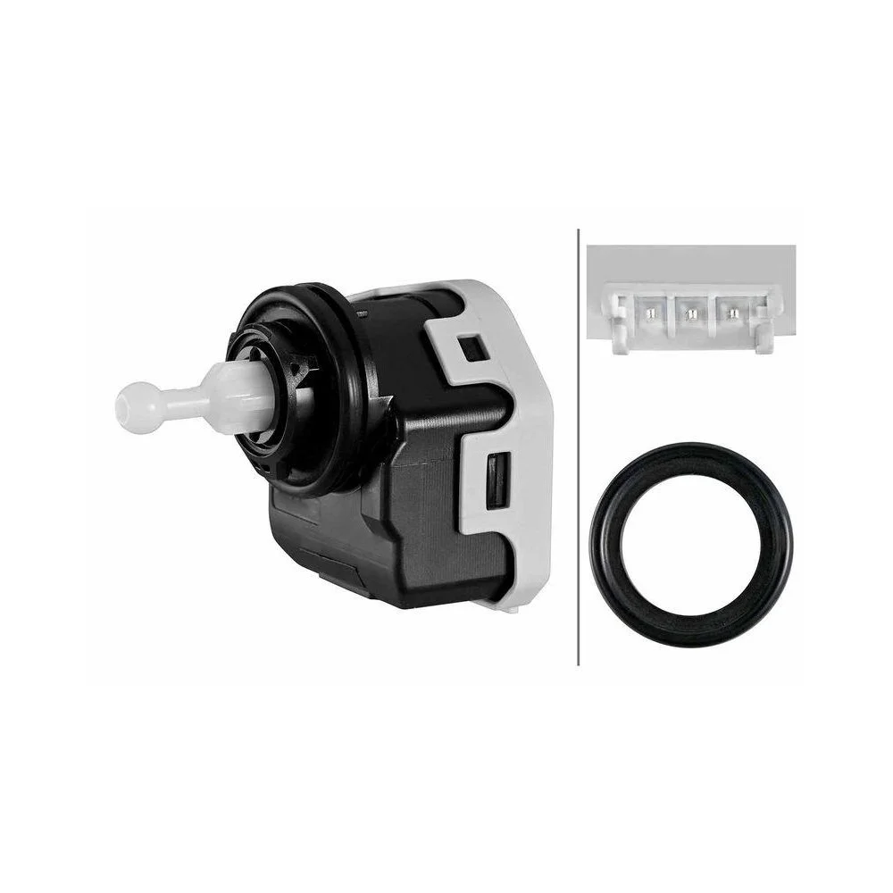 Исполнительный элемент регулировки угла наклона фар HELLA 6NM 007 878-041 для AUDI FORD JAGUAR, фото №1