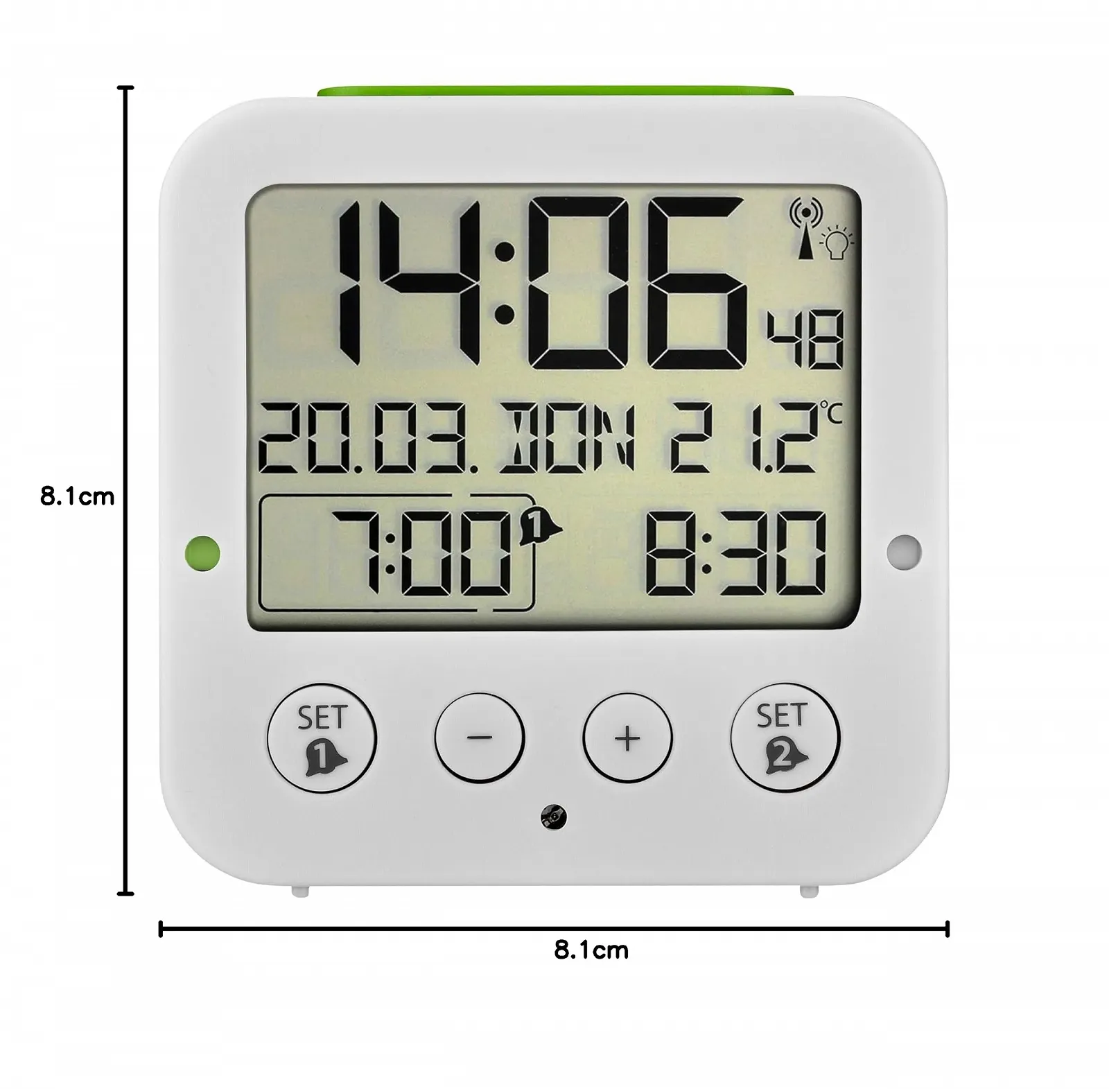 Радіогодинник-будильник TFA Dostmann Bingo 60.2528.01, фото №10