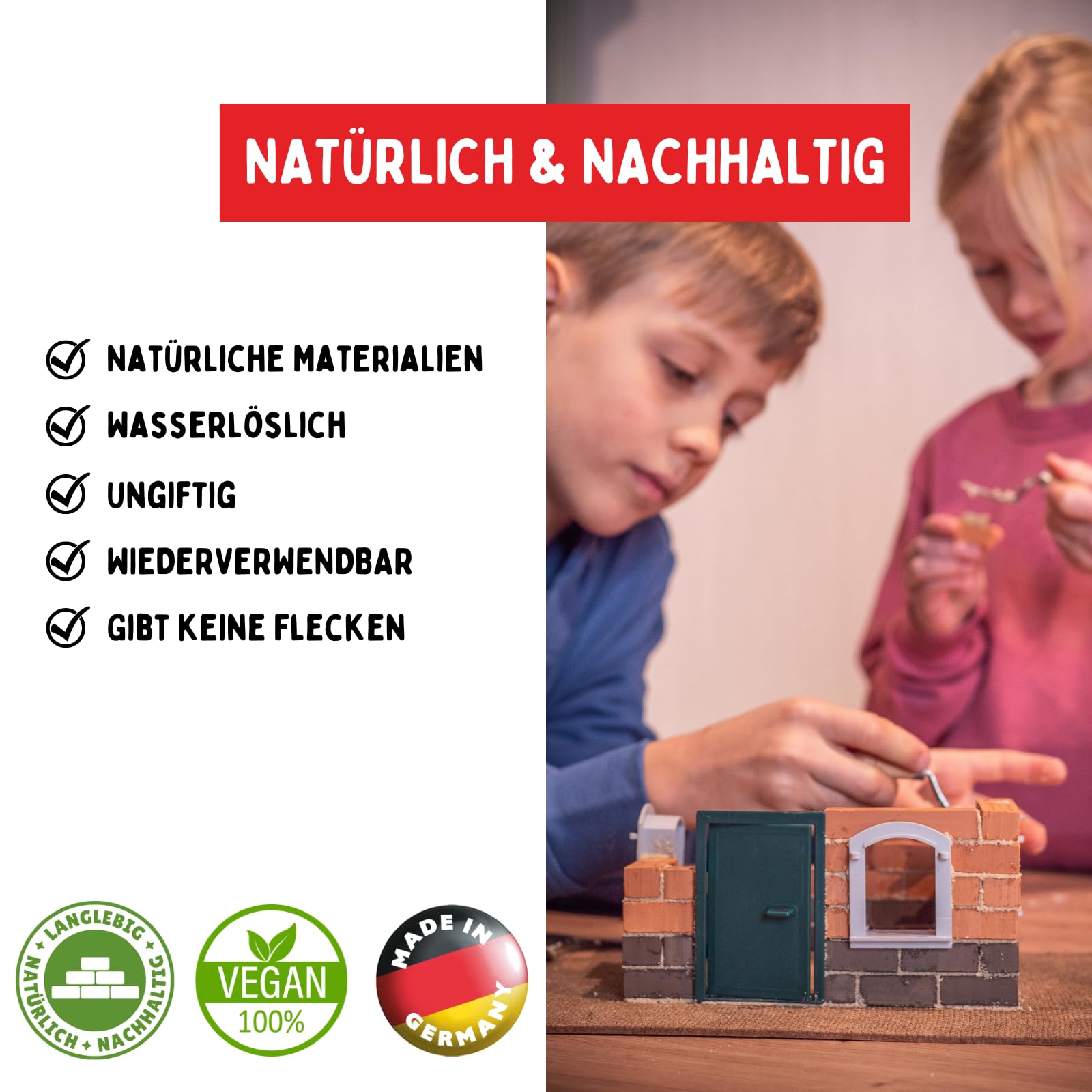 Конструктор Teifoc Stone Building Boxes Multi Colour, фото №4