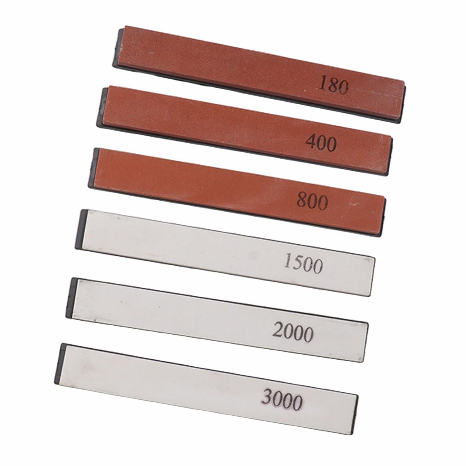 Набор точильных камней 6 шт. с угловой направляющей для ножниц, фото №6
