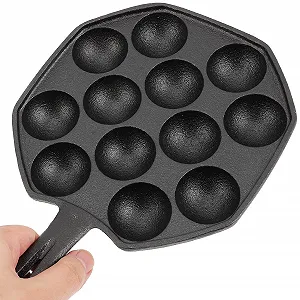 Форма для запікання равликів Homoyoyo чавунна на 12 отворів з аксесуарами synthetic.ua - Фото 1