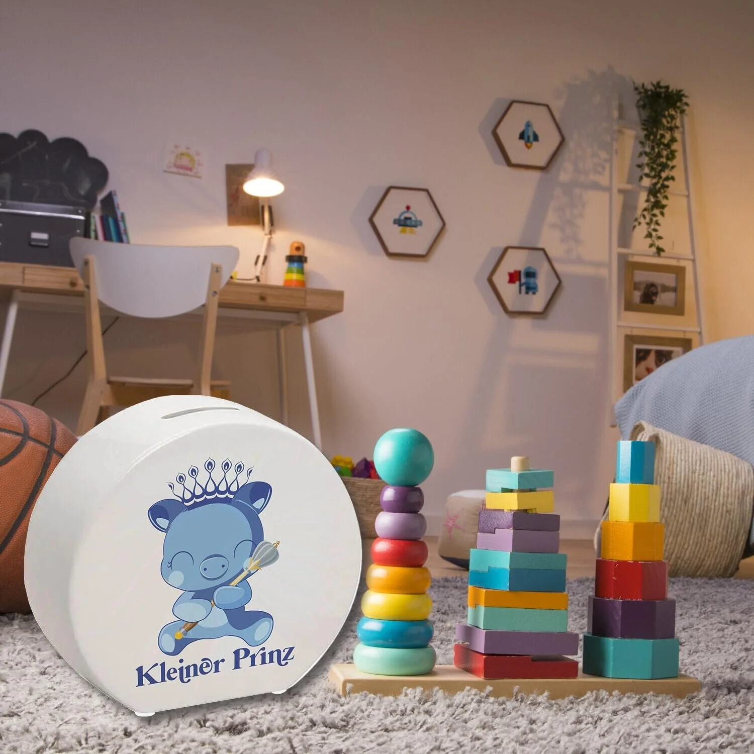 Скарбничка Little Prince Миле порося керамічна, фото №6