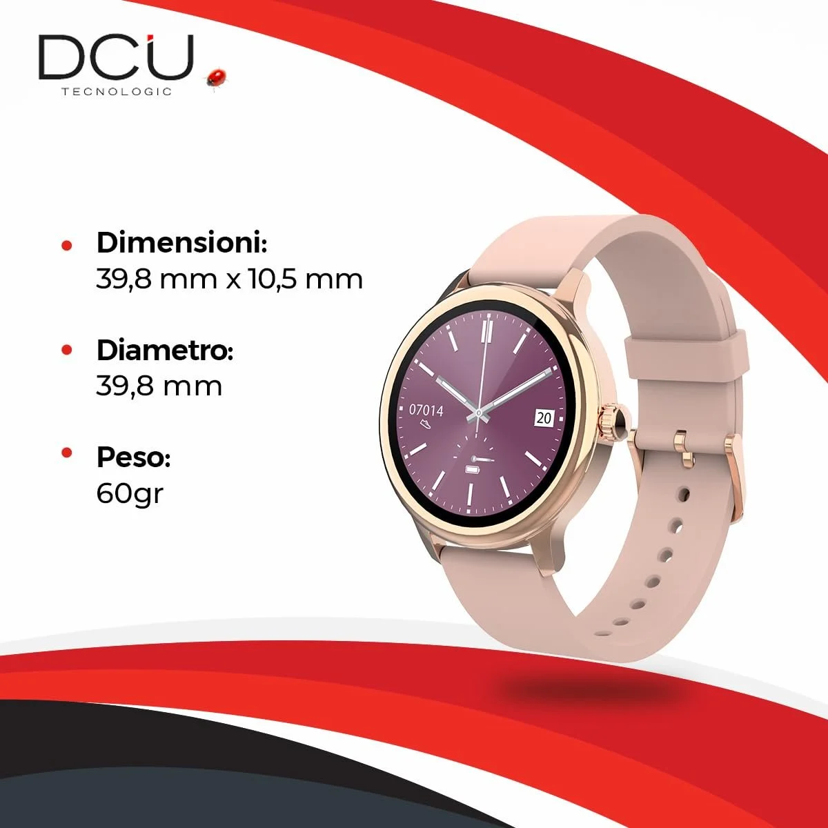 Смартгодинник DCU TECNOLOGIC Sophie Жіночий, фото №4 Смартгодинник DCU TECNOLOGIC Sophie Жіночий, фото №4