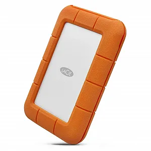 Внешний жесткий диск LaCie Rugged Mini USB-C Серый/Желтый - Фото 1