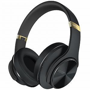 Бездротові навушники DOQAUS Bluetooth Чорний і Золотий - Фото 1