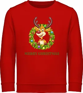 Світшот Shirtracer Різдвяний вінок з оленем - Фото 1