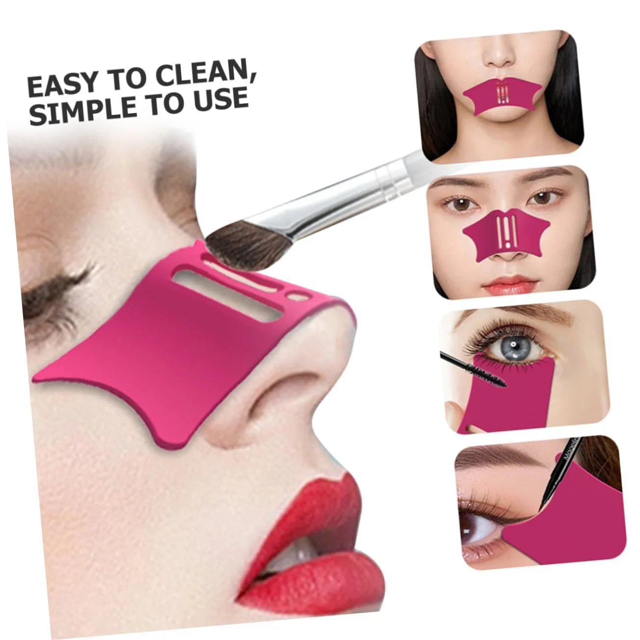 Допоміжний інструмент для підводки Ipetboom Силіконовий для тіней, повік, фото №4