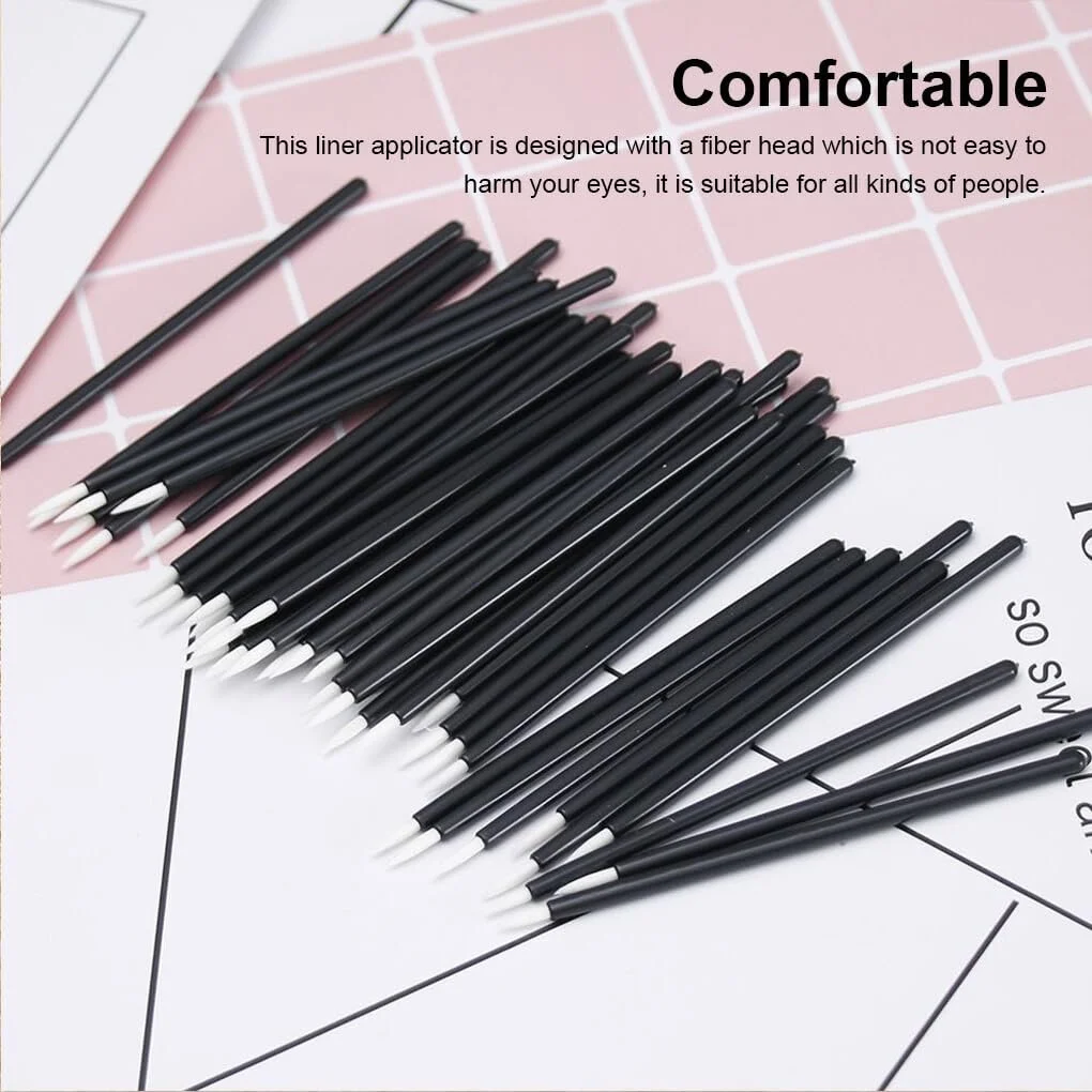 Кисти для подводки dijiusidy 50 шт Желтый, фото №6 Кисти для подводки dijiusidy 50 шт Желтый, фото №6