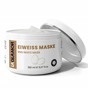 Маска LaGlamor Eiweiss для лица, 150 мл, для сужения пор, для гладкой и упругой кожи, маска для лица уменьшает акне и комедоны - Фото 1
