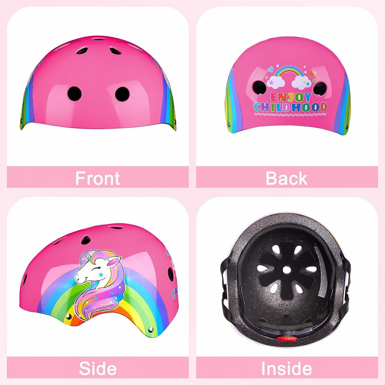 Детский Велосипедный Шлем Unicorn Helmet Unicorn Castle Регулируемый Детский Шлем для Велосипеда, Скейтборда, Самоката, Катания на Коньках, 3-8 лет, фото №3