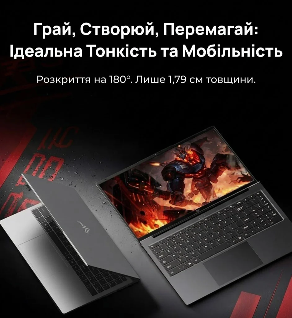 Ноутбук 15.6" Tivique LX15 PRO AMD Ryzen 7 7730U RAM 16GB SSD 512GB Windows 11 (UKR), фото №3
