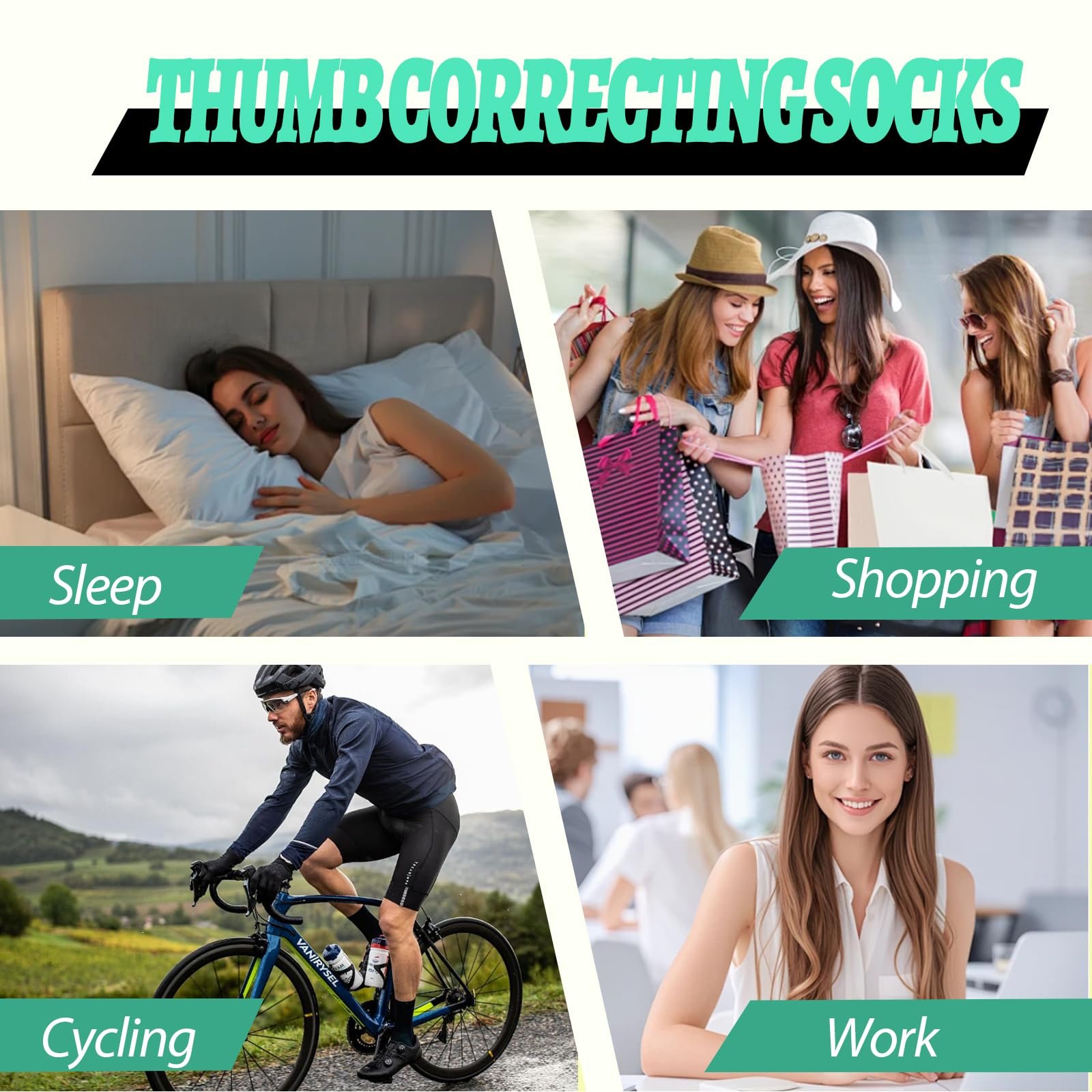 Шкарпетки Hallux Valgus, Коригувальна пов'язка Hallux Valgus, фото №7