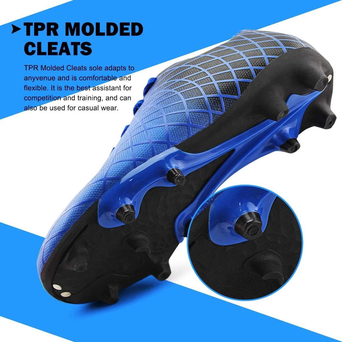 Футбольні бутси JABASIC Дитячі для хлопчиків і дівчаток Спортивні для футболу на відкритому повітрі, фото №4