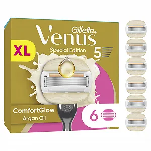 Сменные кассеты Gillette Venus ComfortGlow 6 шт. Алоэ Вера - Фото 1