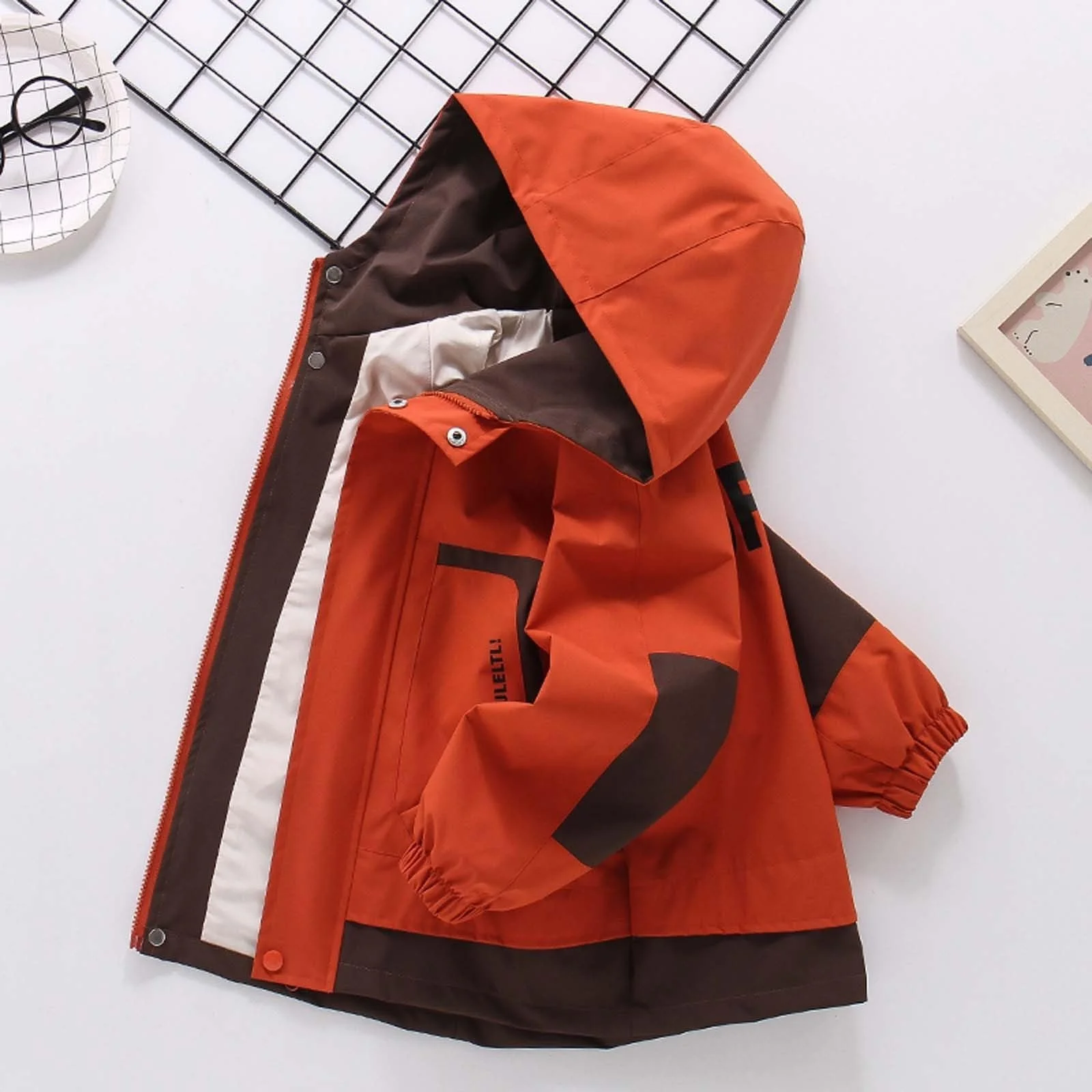 Вітрівка Дитяча Легка Дихаюча Softshell Куртка Для Активного Відпочинку Мультяшний Принт, фото №6