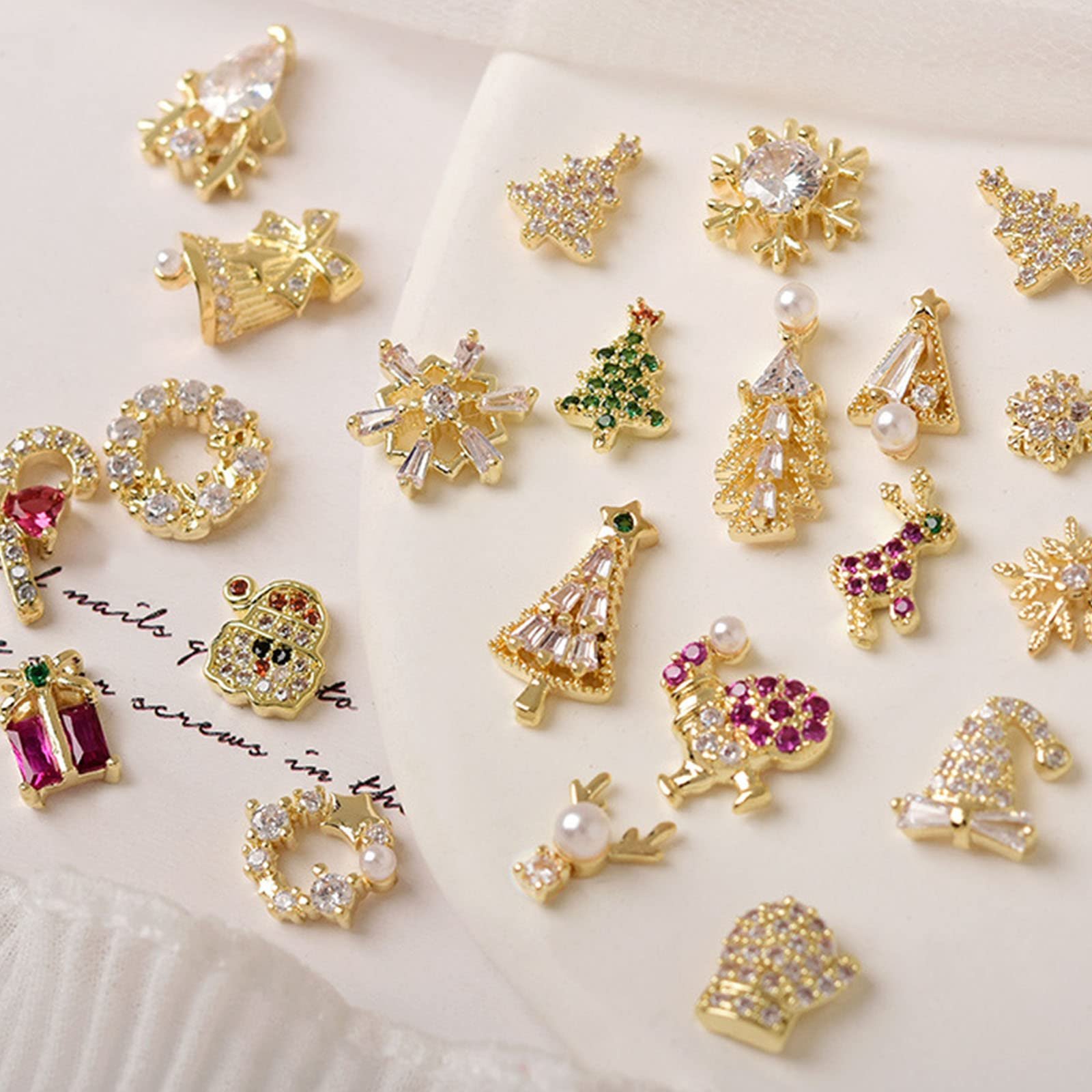 Різдвяні 3D Прикраси для нігтів, фото №4