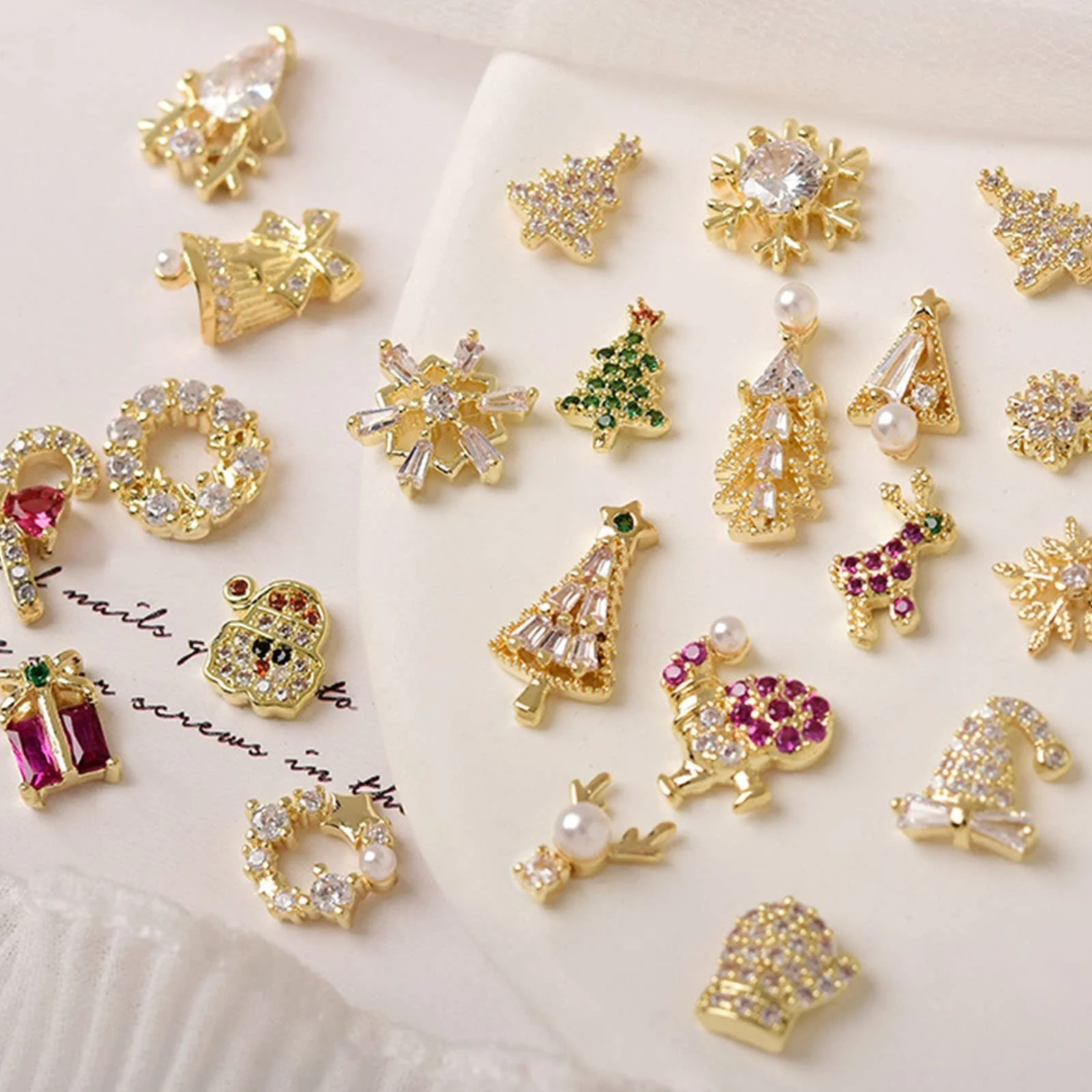 Різдвяні 3D Прикраси для нігтів, фото №4