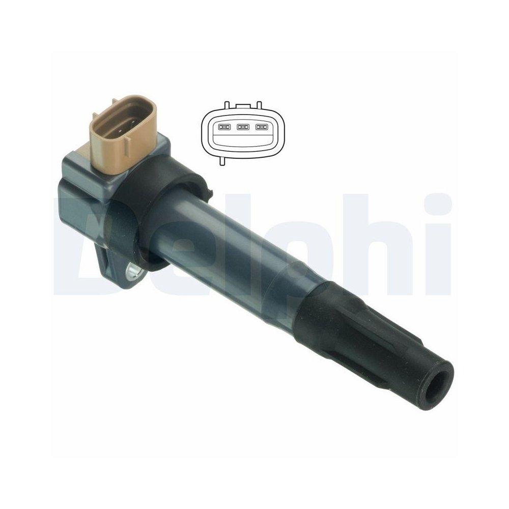 Котушка запалювання DELPHI GN10615-12B1 для NISSAN SUZUKI, для циліндра 1, для циліндра 4, фото №1