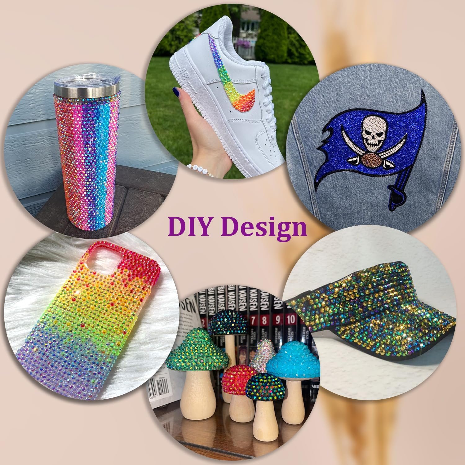 Стрази Смола Желейні 3мм Різнокольорові Плоскі Райдужні Самоклеючі Набір 3шт 10мл, фото №5 Стрази Смола Желейні 3мм Різнокольорові Плоскі Райдужні Самоклеючі Набір 3шт 10мл, фото №5