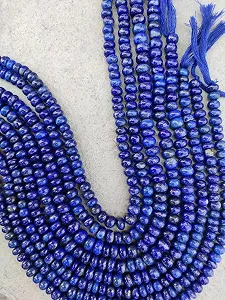 Бусины из натурального лазурита, ограненные рондели, 5.5-6 мм, нить длиной 33 см, драгоценные камни для ожерелья, браслета synthetic.ua - Фото 1