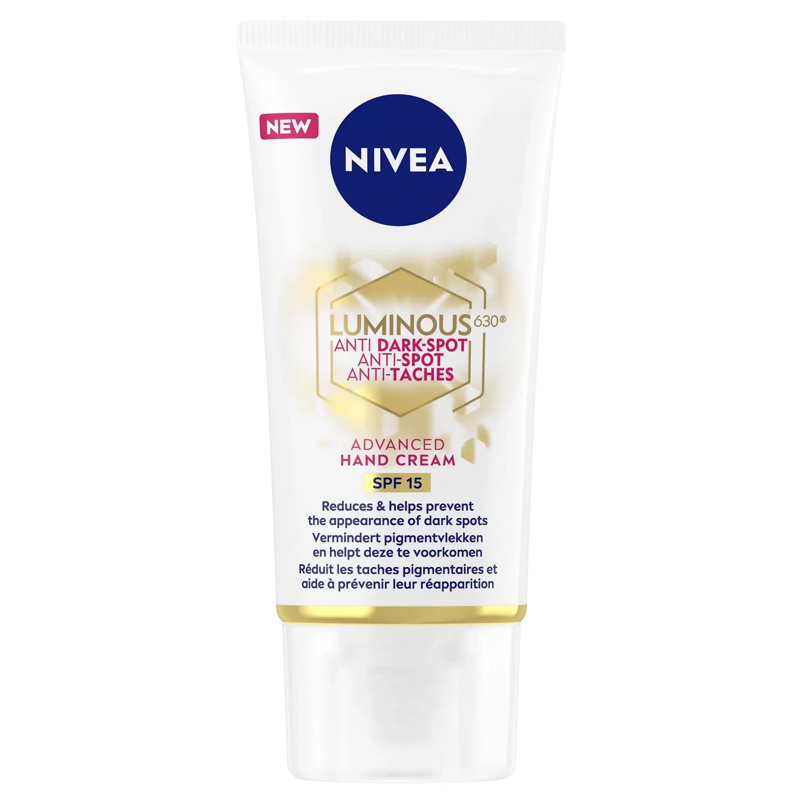 Крем для рук NIVEA Luminous 630 Anti Dark Spot Advanced, 50 мл, крем для шкіри збагачений гіалуроновою кислотою, фото №1 Крем для рук NIVEA Luminous 630 Anti Dark Spot Advanced, 50 мл, крем для шкіри збагачений гіалуроновою кислотою, фото №1