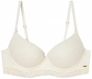Бюстгальтер Women'secret Gorgeous Push-Up хлопковый синий - Фото 1