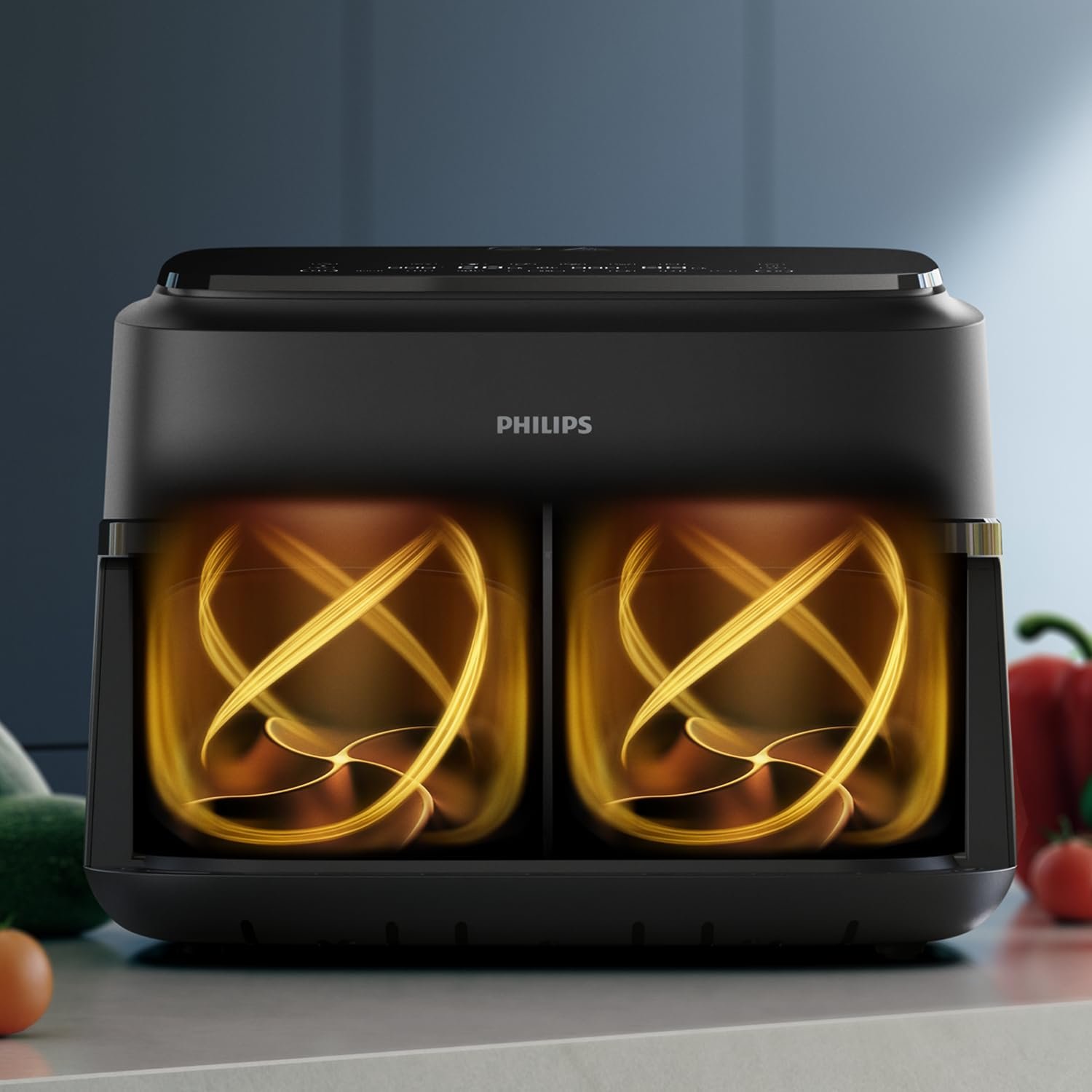 Мультипечь PHILIPS Airfryer XXL NA351/00 7.1 л 2450 Вт Черная, фото №7 Мультипечь PHILIPS Airfryer XXL NA351/00 7.1 л 2450 Вт Черная, фото №7
