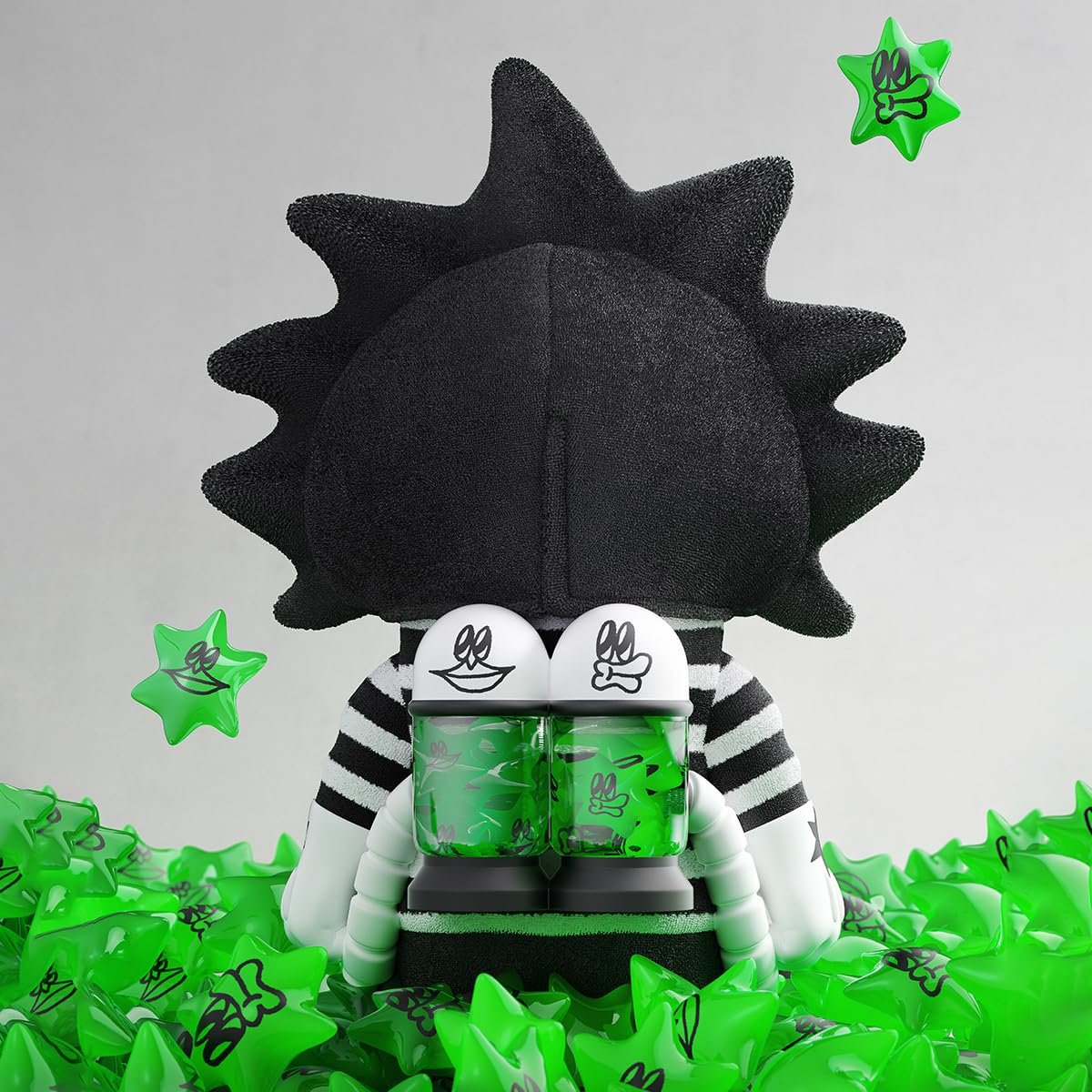 Фигурка Mega Space Molly 400% LALA Company-Durian Man, фото №5