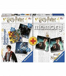 Набір пазлів Ravensburger Harry Potter 05054 1 x Memory + 3 x Jigsaw Puzzles Кольоровий - Фото 1
