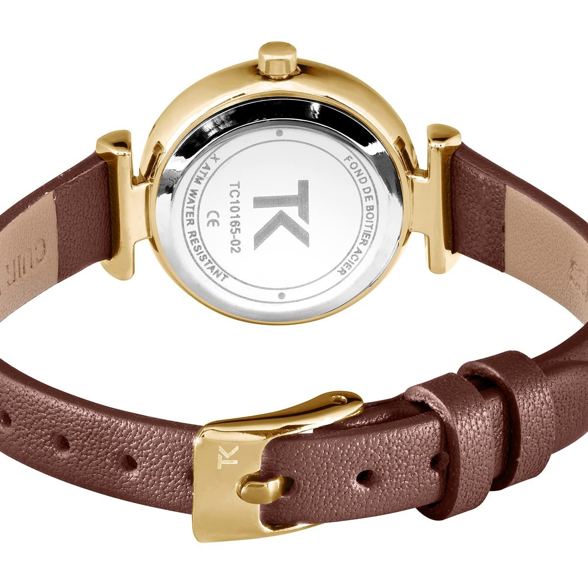 Жіночий годинник Аналоговий Trendy Kiss TC10165-02 Шкіряний ремінець, верблюжий колір, Ремінець., фото №2
