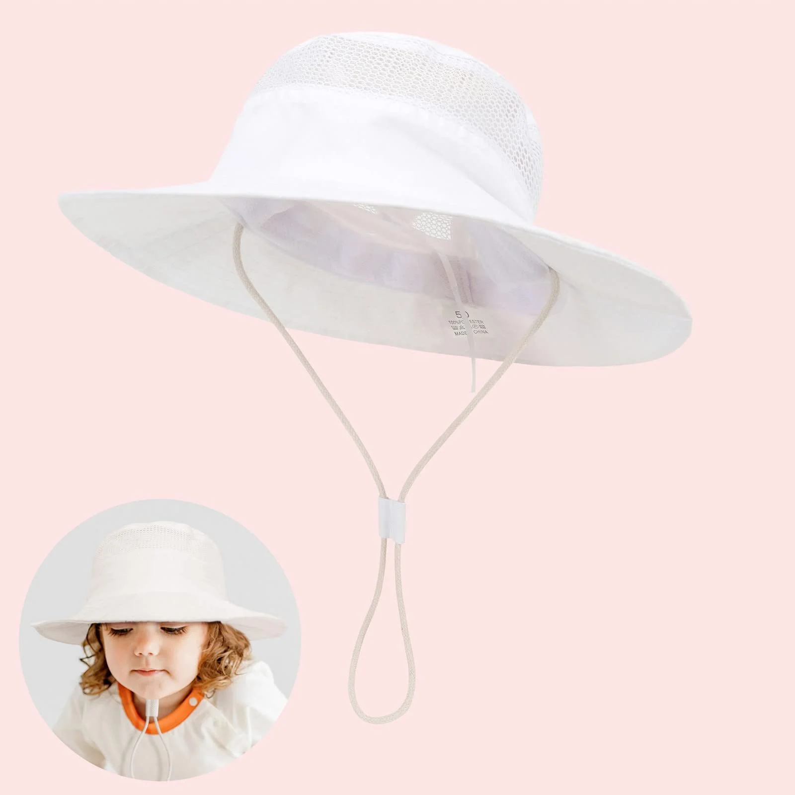 Кепка-легионерка детская летняя с защитой шеи и широкими полями UPF 50+ Unisex, фото №3
