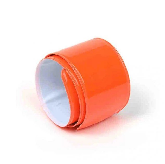 Браслет светоотражающий Xiamen на велосипед руку и ногу 40х3 см 6 шт Красный 050491, фото №1