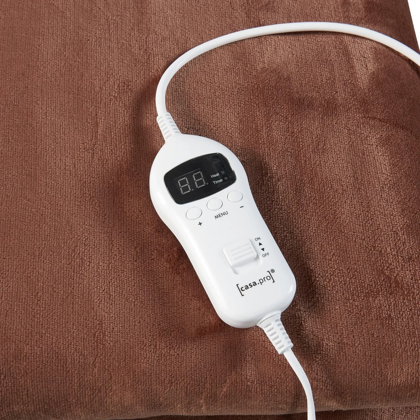 Электрическое одеяло [en.casa] Archi 200 x 150 см с автоматическим отключением, контроллером, таймером на 10 часов, 10 уровнями нагрева и защитой от перегрева, фото №6