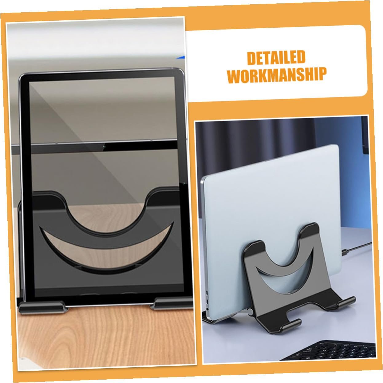 Підставка для ноутбука Компактна з вентиляцією Ергономічна Нахилена Тепловідвідна, фото №7 Підставка для ноутбука Компактна з вентиляцією Ергономічна Нахилена Тепловідвідна, фото №7