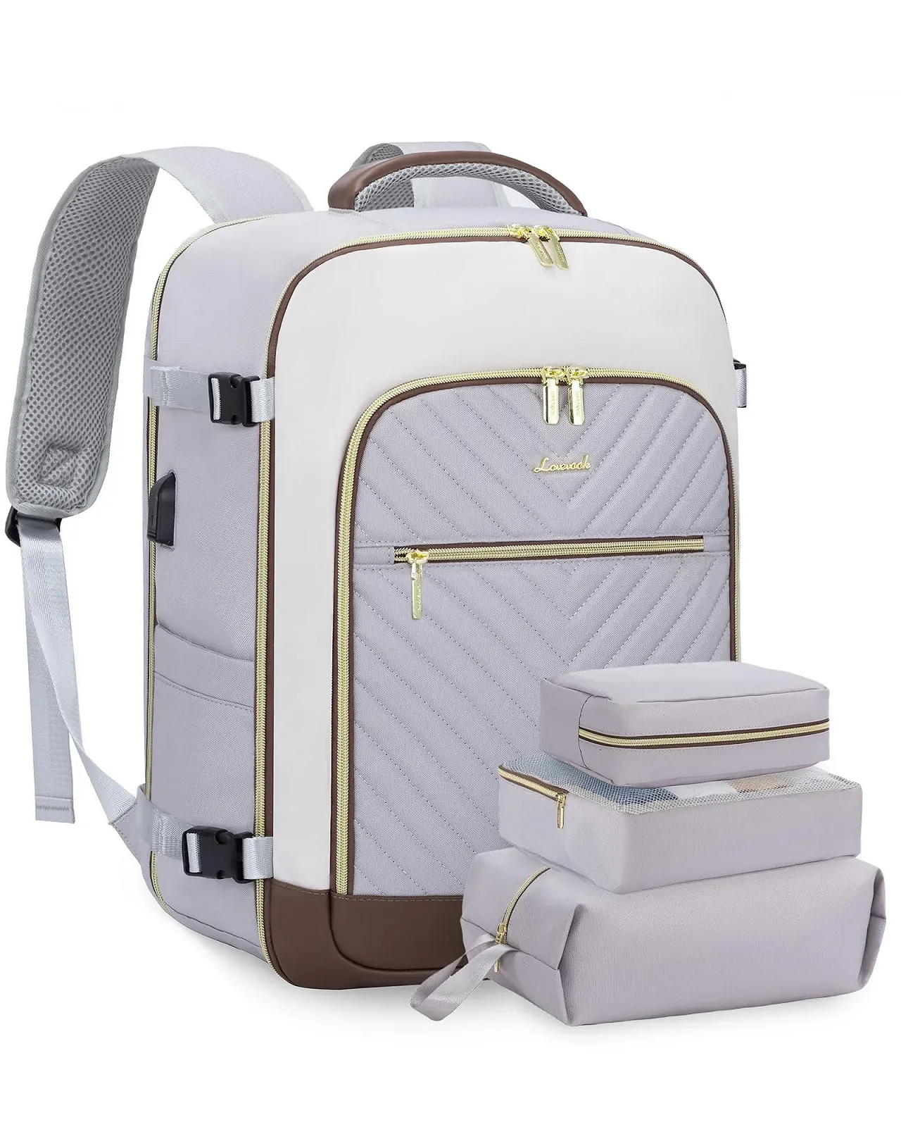 Рюкзак дорожній LOVEVOOK Travel Hand Luggage 17.3 дюйми Водонепроникний Жіночий Великий Чорний, фото №1 Рюкзак дорожній LOVEVOOK Travel Hand Luggage 17.3 дюйми Водонепроникний Жіночий Великий Чорний, фото №1