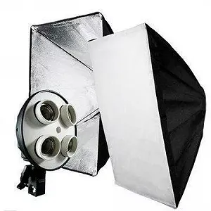 Постоянный студийный свет 50/70 на 4 лампы + стойка | SoftBox СофтБокс - Фото 1