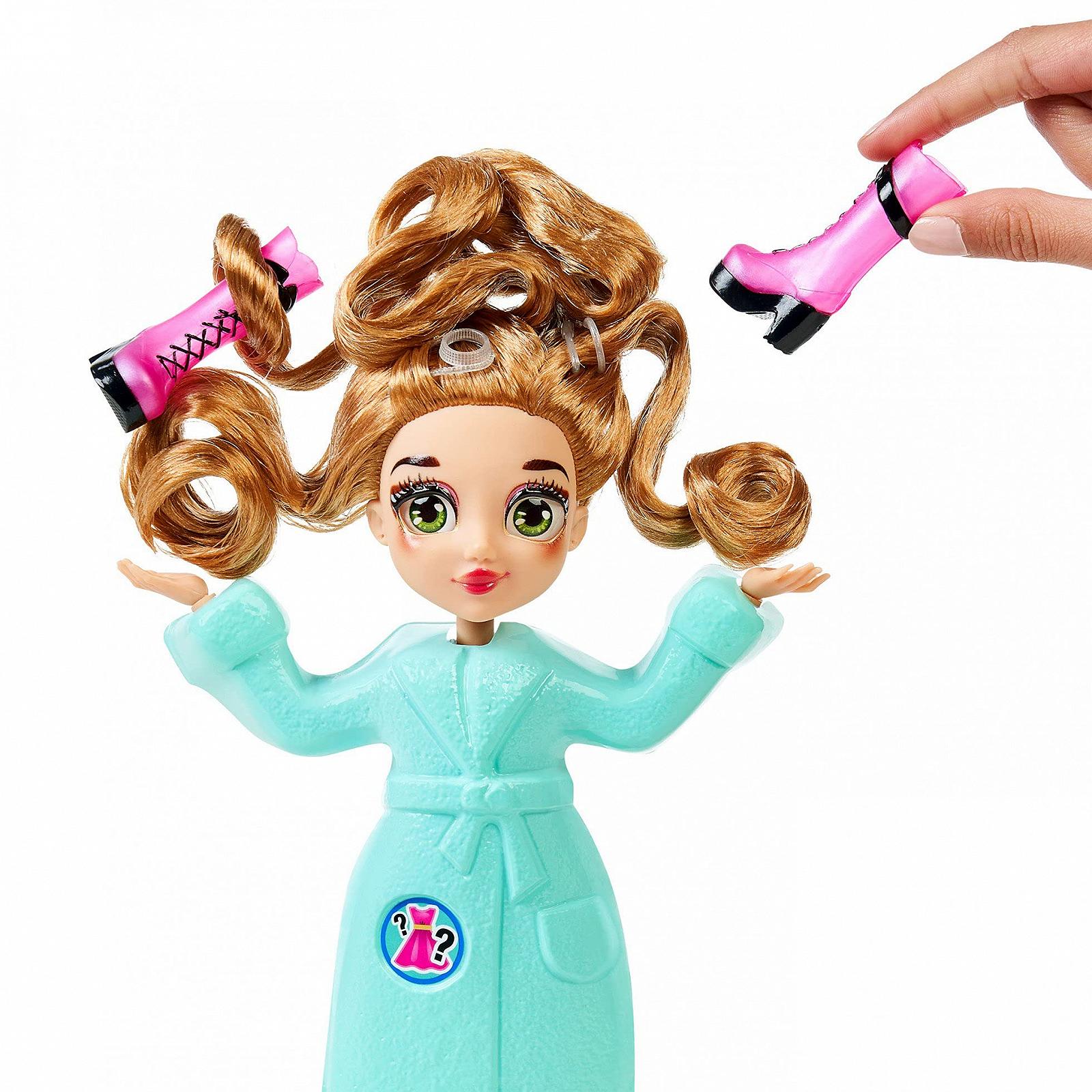 Лялька для повного перевтілення Failfix SlayItDJ, модна 21,5 см з довгим каштановим волоссям, яке можна укладати, та трансформуючимся обличчям, несподівана мода та аксесуари, фото №5 Лялька для повного перевтілення Failfix SlayItDJ, модна 21,5 см з довгим каштановим волоссям, яке можна укладати, та трансформуючимся обличчям, несподівана мода та аксесуари, фото №5