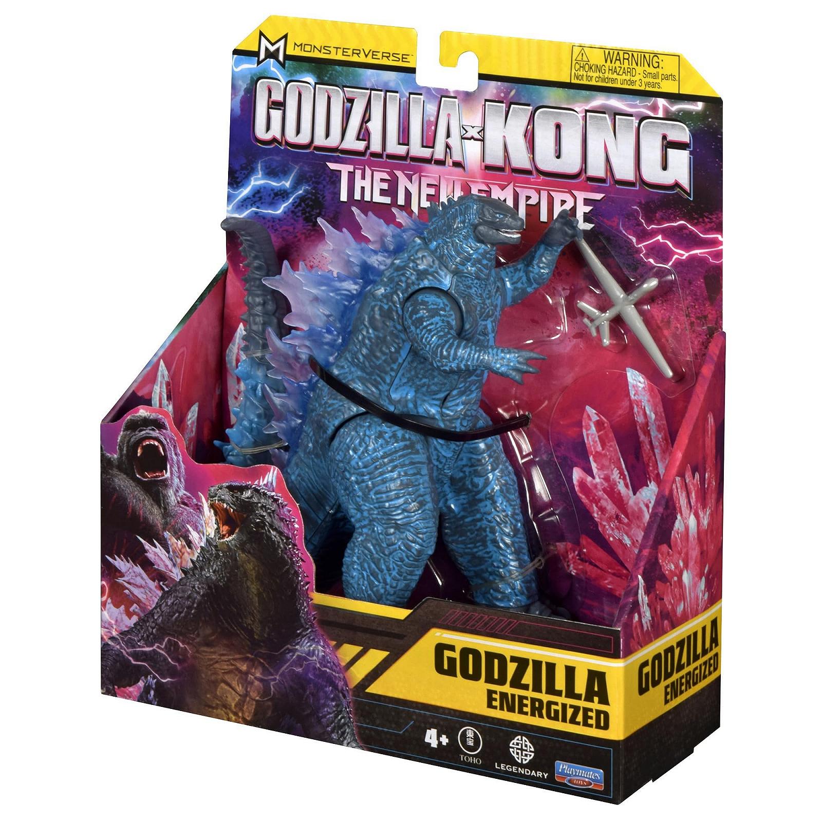Фігурка Energized Godzilla MonsterVerse Godzilla x Kong: The New Empire 15 см, з бойовим дроном 6,35 см, фото №2