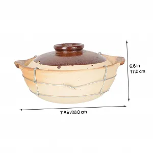 Горшочек для запекания глиняный с толстой ручкой 0,5 л synthetic.ua - Фото 1