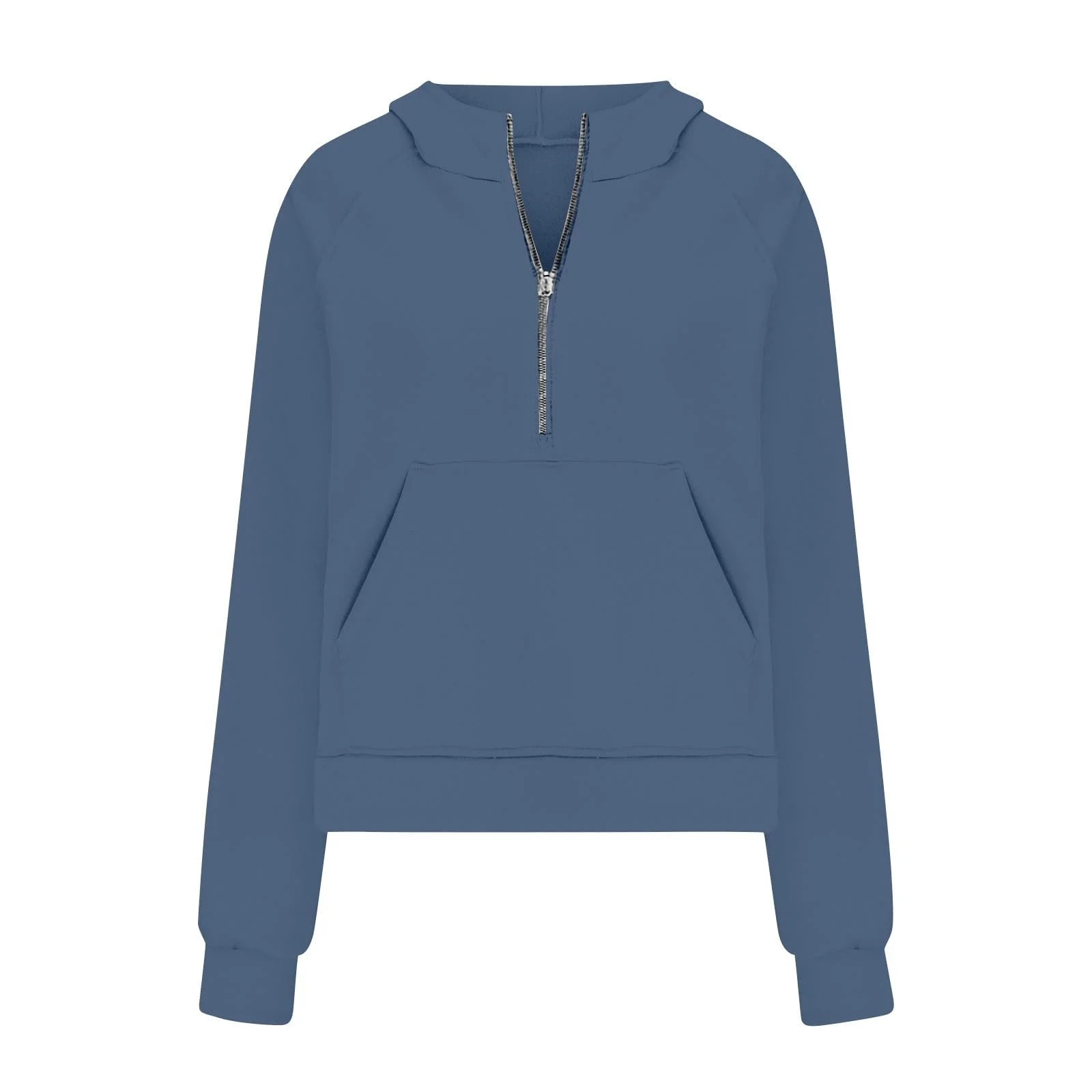 Женский Худи Однотонный, фото №3